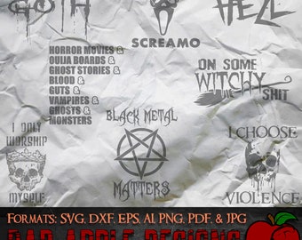 Evil Bundle 5 - High resolution svg, AI, png and MORE!