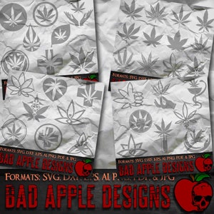 Marijuana BADDEST Bundle 2 - High resolution svg, AI, png and MORE!