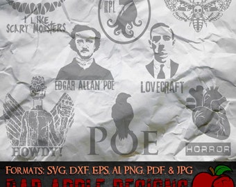 Evil Bundle 3 - SVG, AI, PNG e ALTRO ad alta risoluzione!