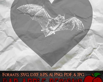 Bat Heart 1 - SVG, AI, PNG e ALTRO ad alta risoluzione!