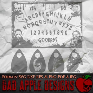 Ouija Board 13 Horror Movie Slasher - High resolution svg, AI, png and MORE!