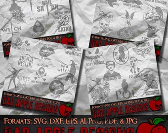 Evil BADDEST Bundle 1 - High resolution svg, AI, png and MORE!