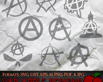 Anarchy Bundle 2 - SVG, AI, PNG e ALTRO ad alta risoluzione!