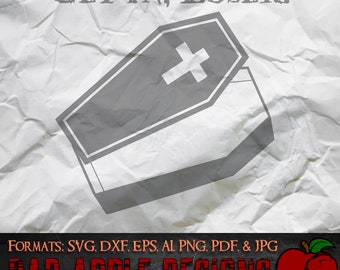 Entra in Loser - Coffin 1 - SVG, AI, PNG e ALTRO ad alta risoluzione!