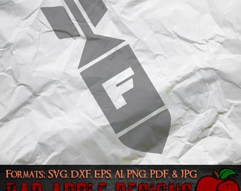 F Bomb 2 - High resolution svg, AI, png and MORE!