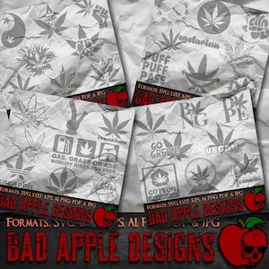 Marijuana BADDEST Bundle 1 - Svg haute résolution, AI, png et PLUS !