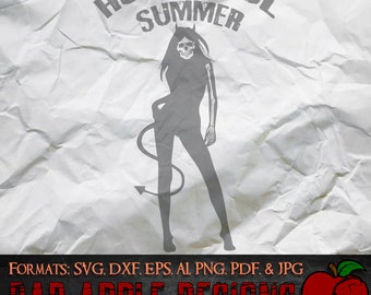 Hot Ghoul Summer 1 - SVG, AI, PNG e ALTRO ad alta risoluzione!