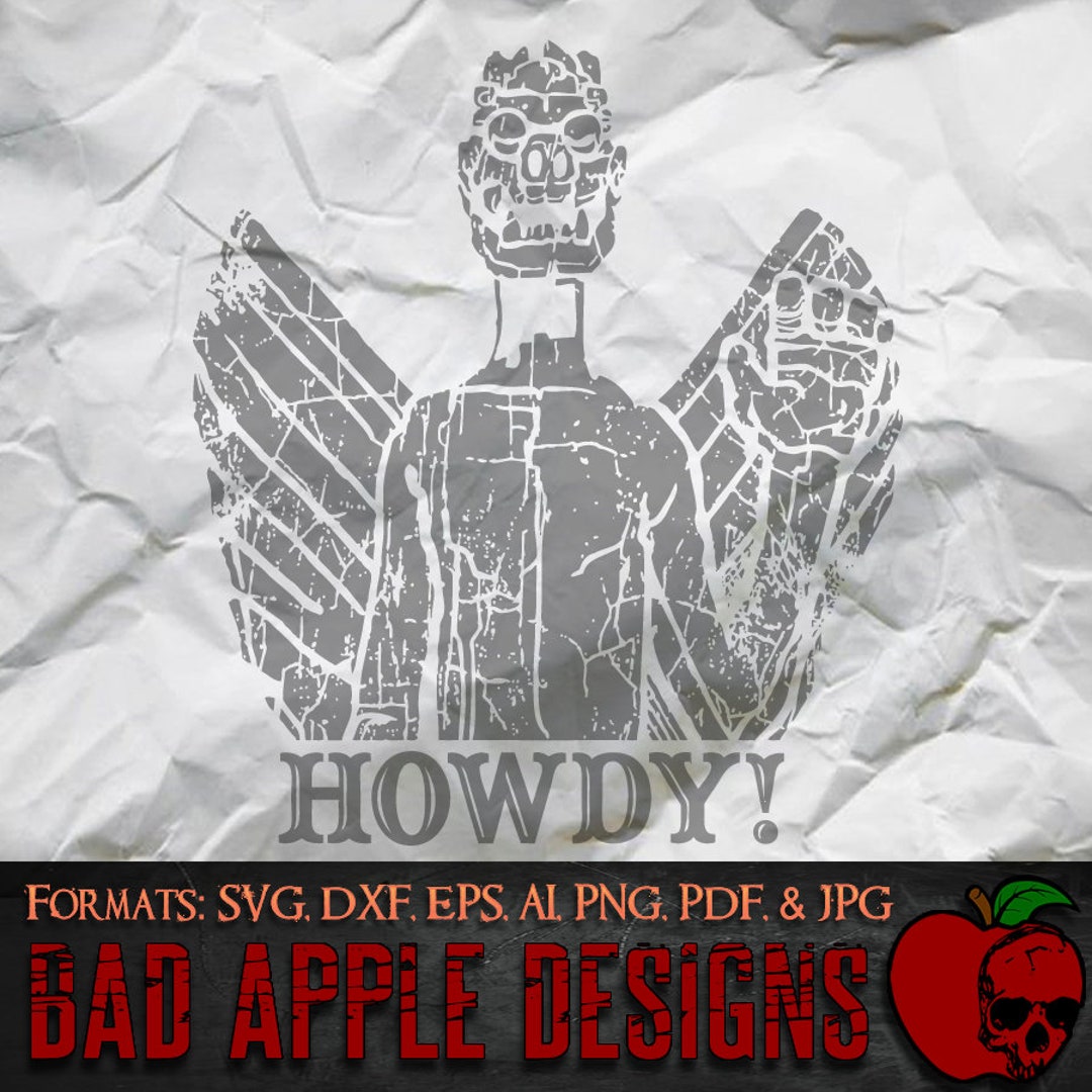 Captain Howdy Demon 1 - High Resolution Svg, AI, Png and MORE! - Etsy