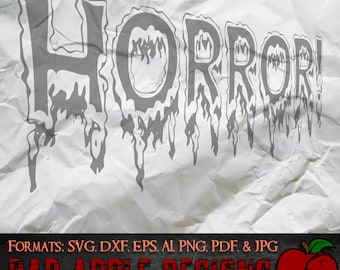 Horror! 1 - High resolution svg, AI, png and MORE!