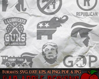 Pacchetto Repubblicani 1 - SVG, AI, PNG e ALTRO ad alta risoluzione!
