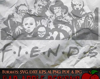 Horror FIENDS - High resolution svg, AI, png and MORE!