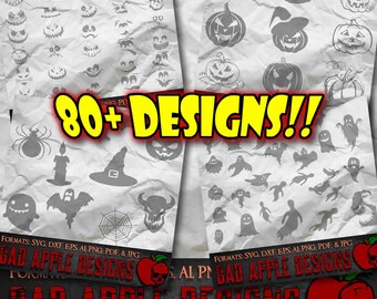 Halloween BADDEST Bundle 5 - High resolution svg, AI, png and MORE!