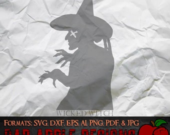 Wicked Witch 1 - SVG, AI, PNG e ALTRO ad alta risoluzione!