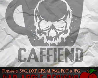 Caffiend 1 - SVG, AI, PNG e ALTRO ad alta risoluzione!