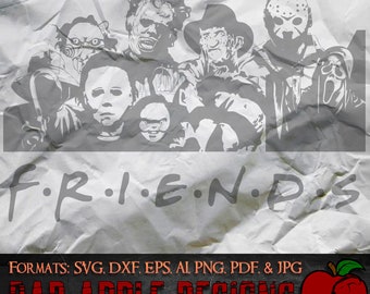 Horror Friends - SVG, AI, PNG e ALTRO ad alta risoluzione!