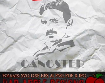 F*cking Gangster - Tesla 1 - High resolution svg, AI, png and MORE!