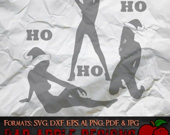 Ho Ho Ho Sexy 1 - High resolution svg, AI, png and MORE!