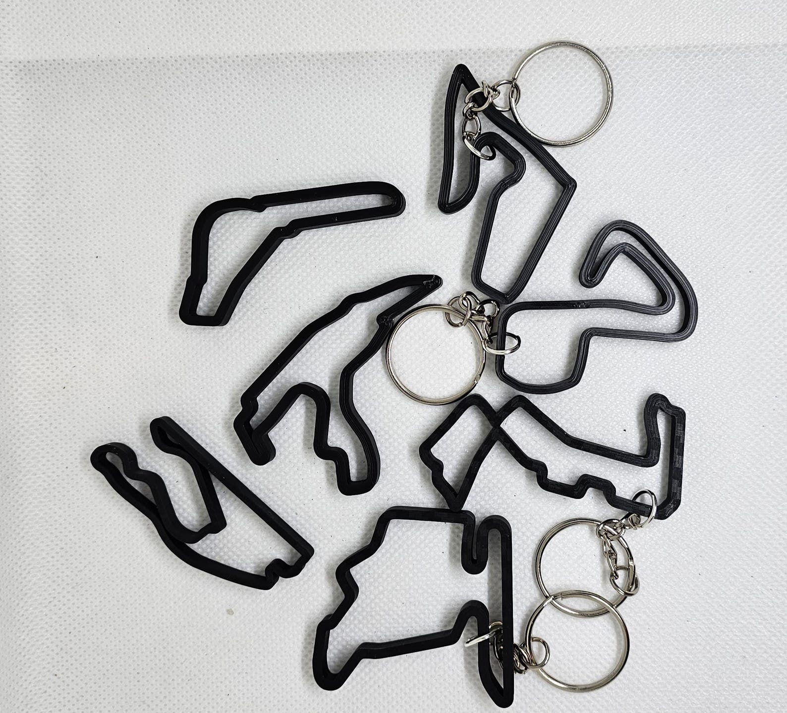 Track Key Ring F1 Track Keyring: 3D Printed Race Circuit Memento - Etsy