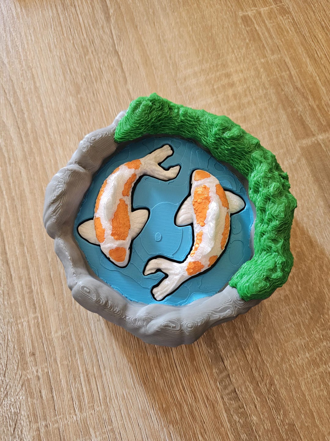 Fish Clicker Fidget Koi fish in a Pond Big Click - Fidget Clicker in the style of pond with ...