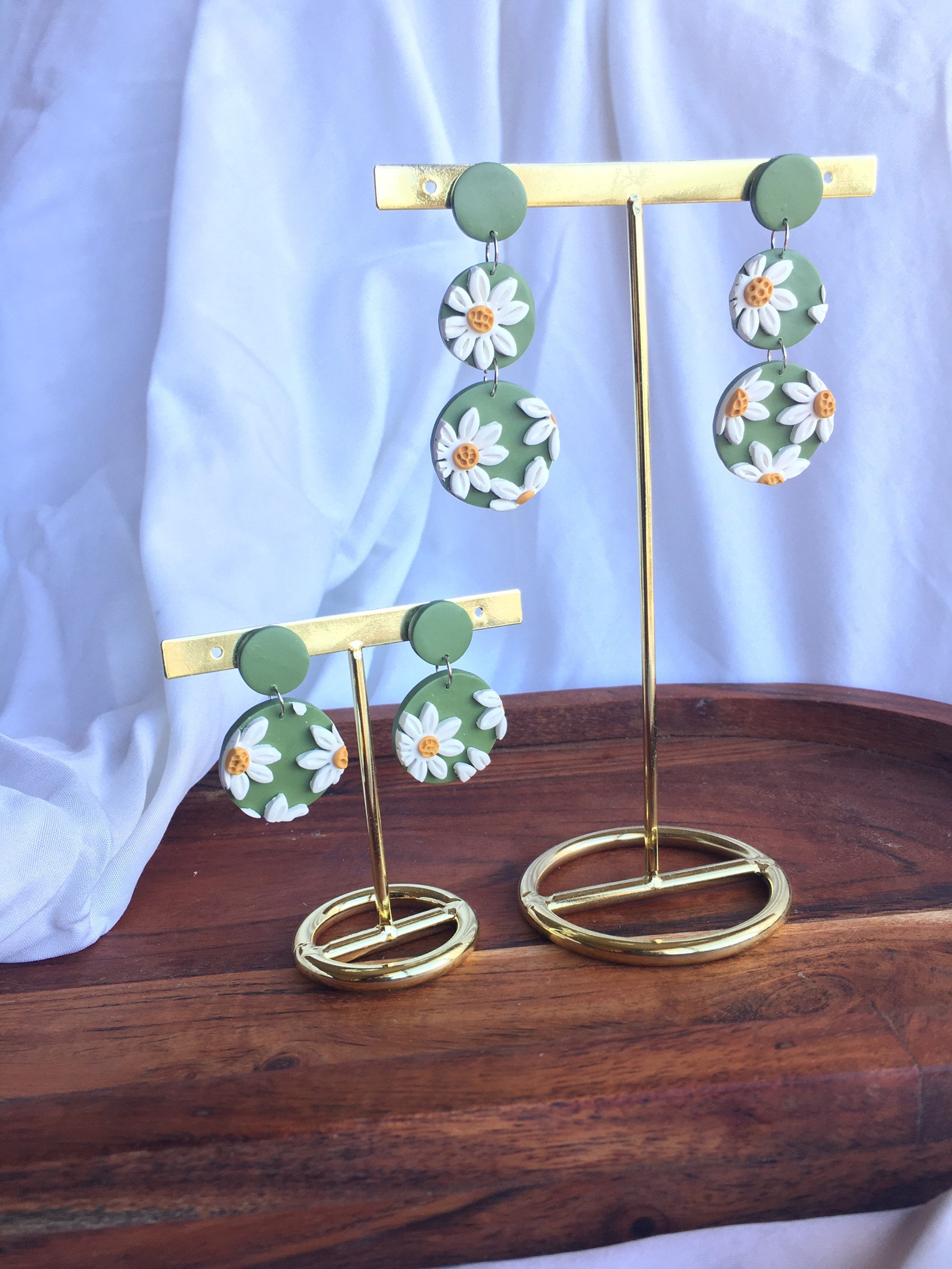 Daisy Statement Earrings Cute Bright Daisy Earrings Etsy Australia