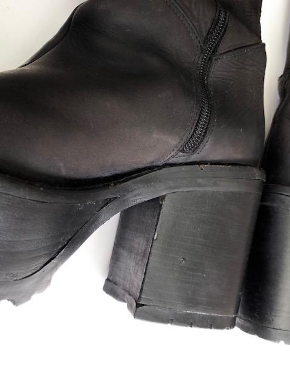 90s knee high platform boots