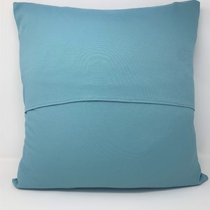 Throw Pillow Cover, Envelope Style, Sky Blue, Indoor Throw Pillow Cover, 20 x 20, Decorative Pillow Cover, Home Decor image 3
