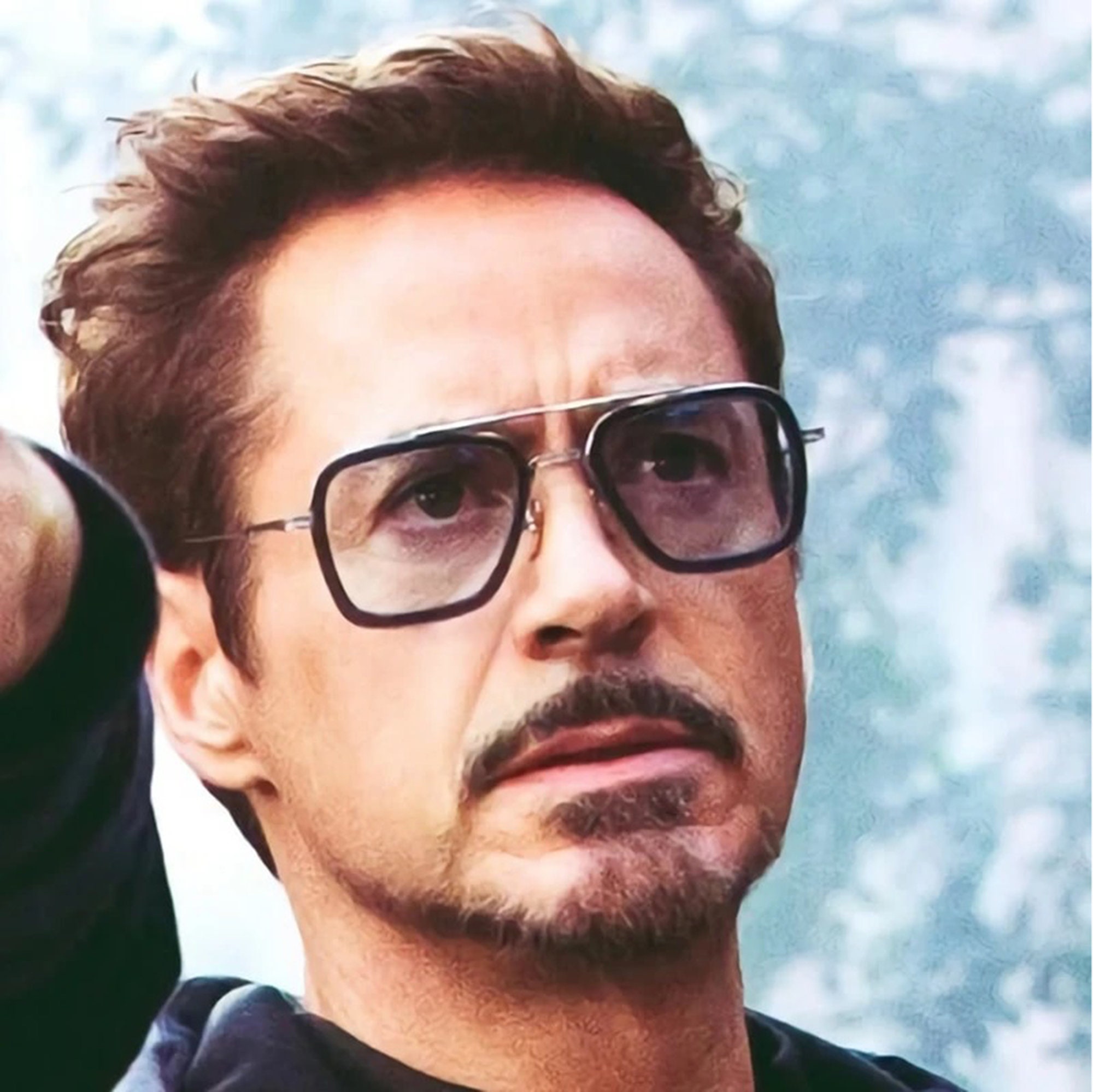 Retro Square Metal Frame Tony Stark Sunglasses for Men Women - Etsy