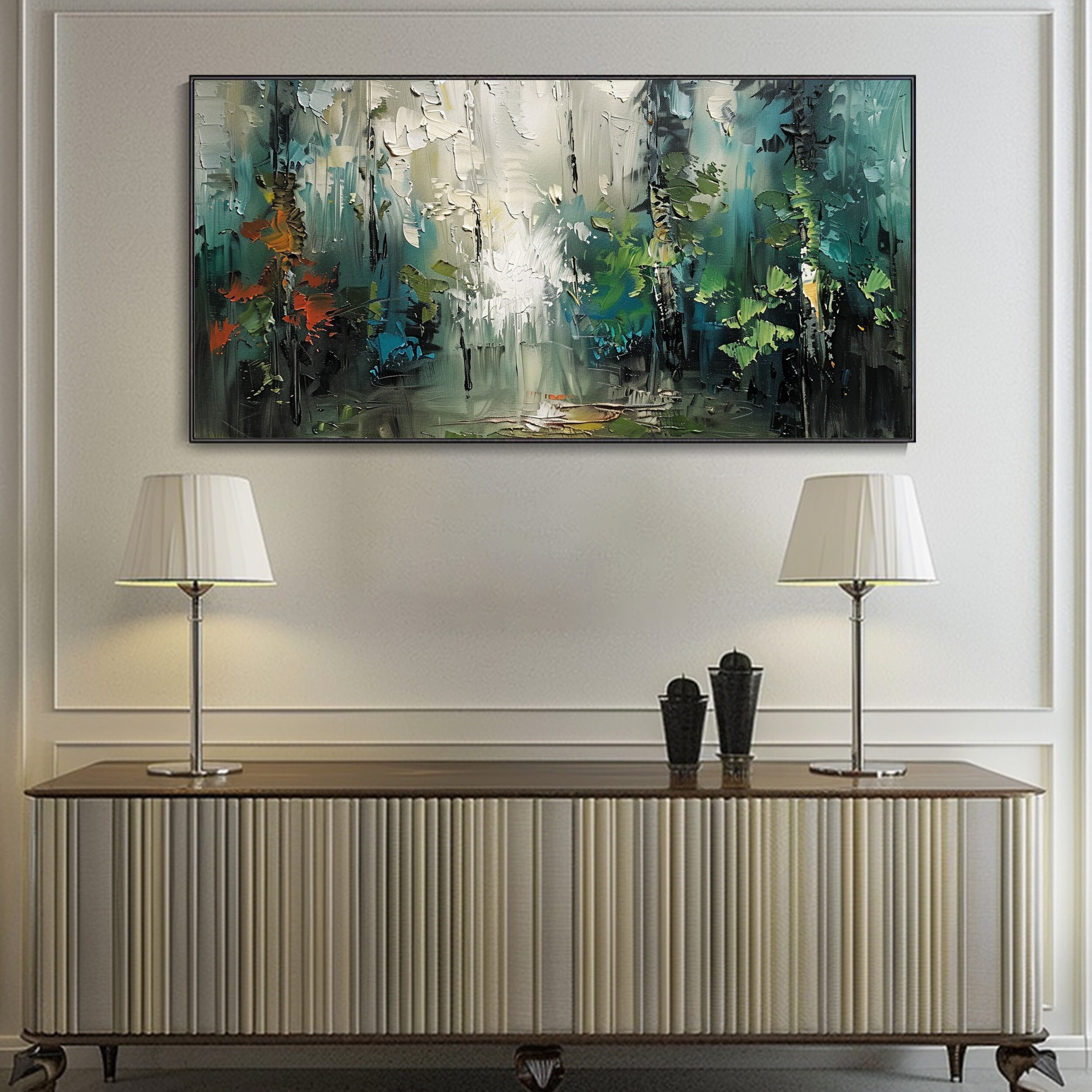 Abstrakte grüne Wald Malerei, Wabi Sabi Wandkunst, handgemalte Colorado  Tannenbaum Malerei, Frühling Dekor, stilvolle Wandkunst, Leinwand - Etsy  Österreich, image size:2500x2500