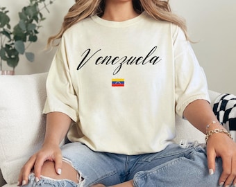 Venezuela Unisex Dyed T-shirt, Venezuela Free T-Shirt, Venezuelan gift