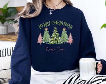 Nurse Christmas Sweatshirt, Nicu Christmas Sweatshirt,  Er Nurse Sweatshirt, Christmas Nurse Crewneck, Merry Nurse Sweatshirt, Nurse Holiday