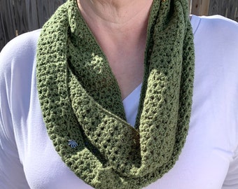 Green Infinity Scarf