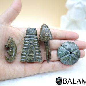 Ceremonial Jade Pendants, Mayan Jade, carved stone pendant, Jade necklaces, Aztec necklace, Mayan Pendant, LOT of Pendants. Read description
