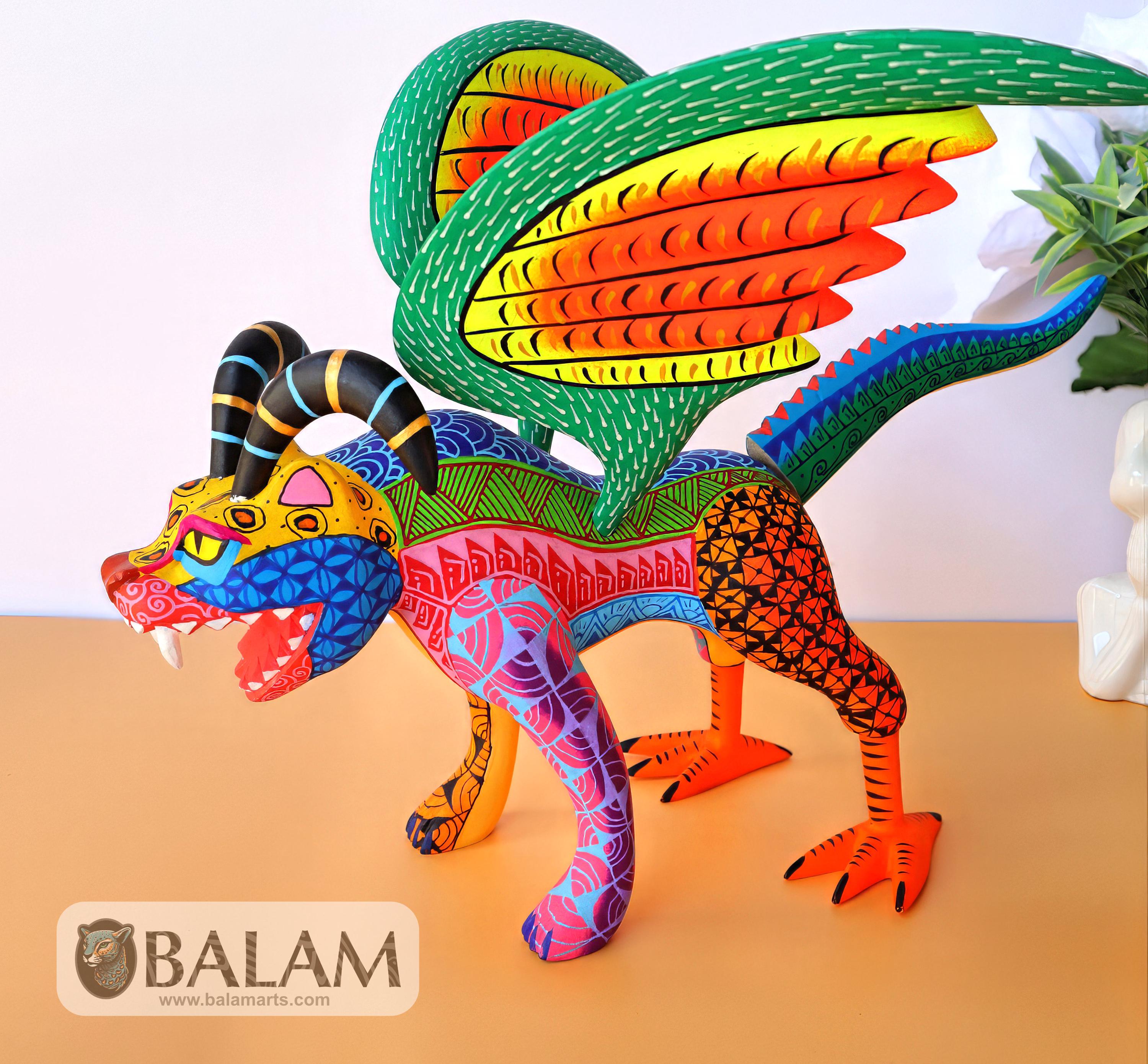 COCO'S◆ハンドメイド素材☆ラベンダーアメシスト/水晶/他 Pepita Alebrije, Hand-painted Wood Sculpture, Oaxaca Folk Art - Etsy