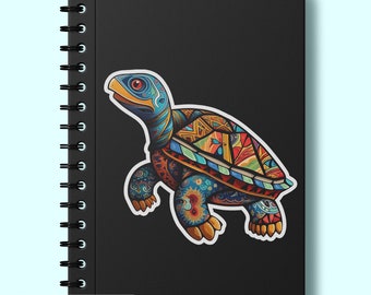 Turtle sticker, Jaguar sticker, Fox sticker, animal stickers, alebrije style sticker, Alebrije stickers, 3 inches.