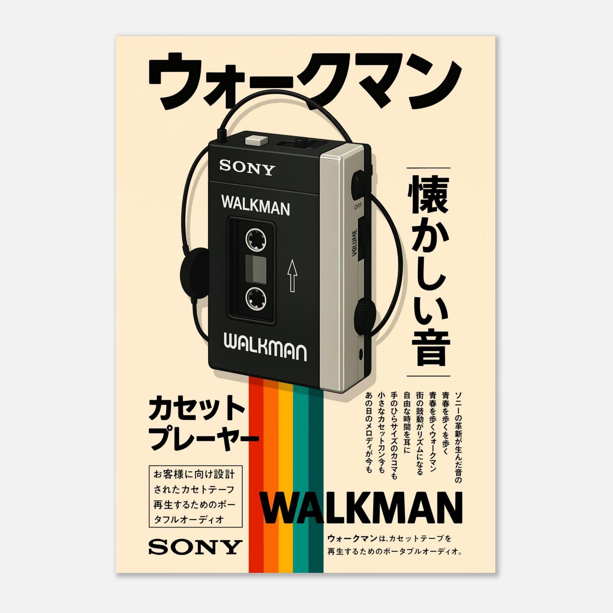 Sony walkman poster - Etsy 日本