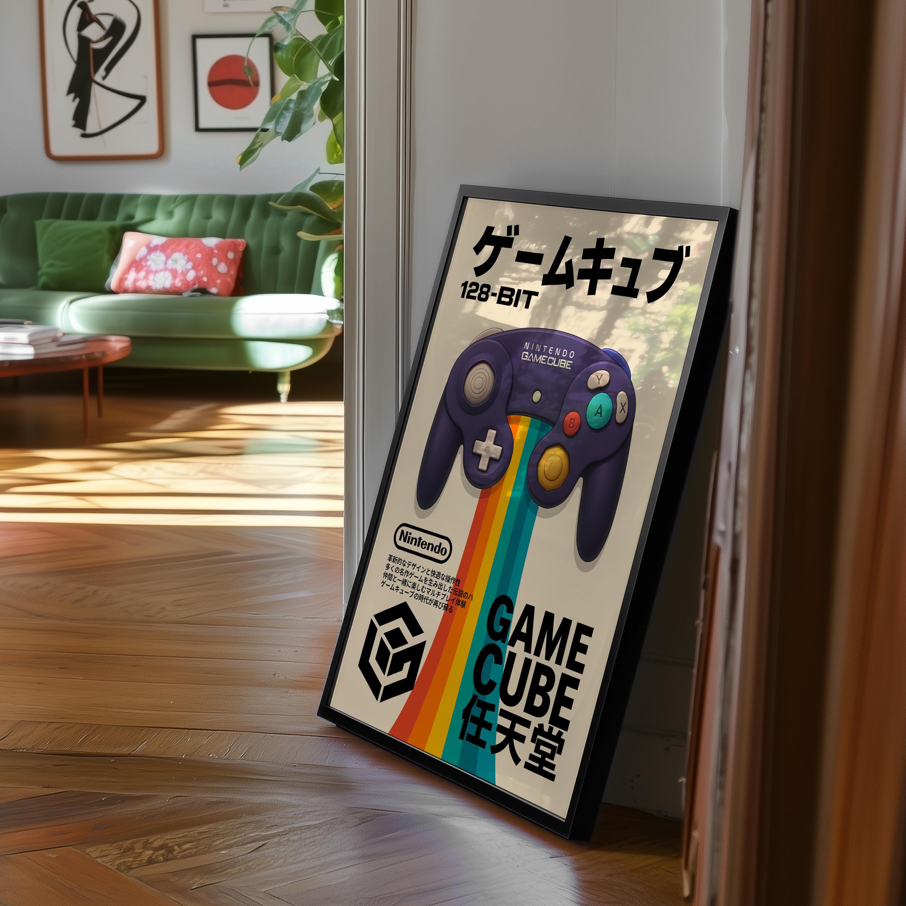ニンテンドーゲームキューブコントローラーポスター | レトロゲーム