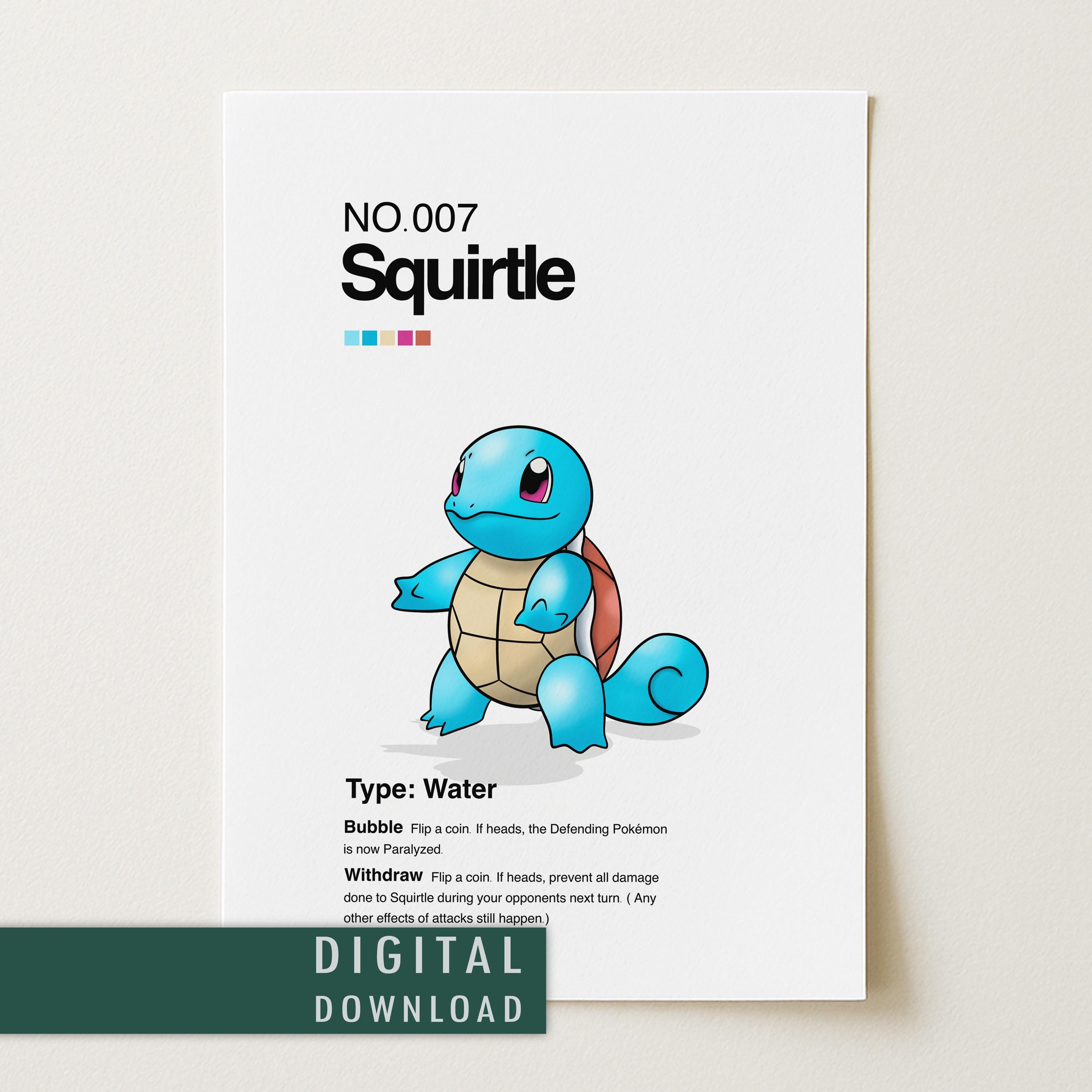 Squirtle Binder - Etsy