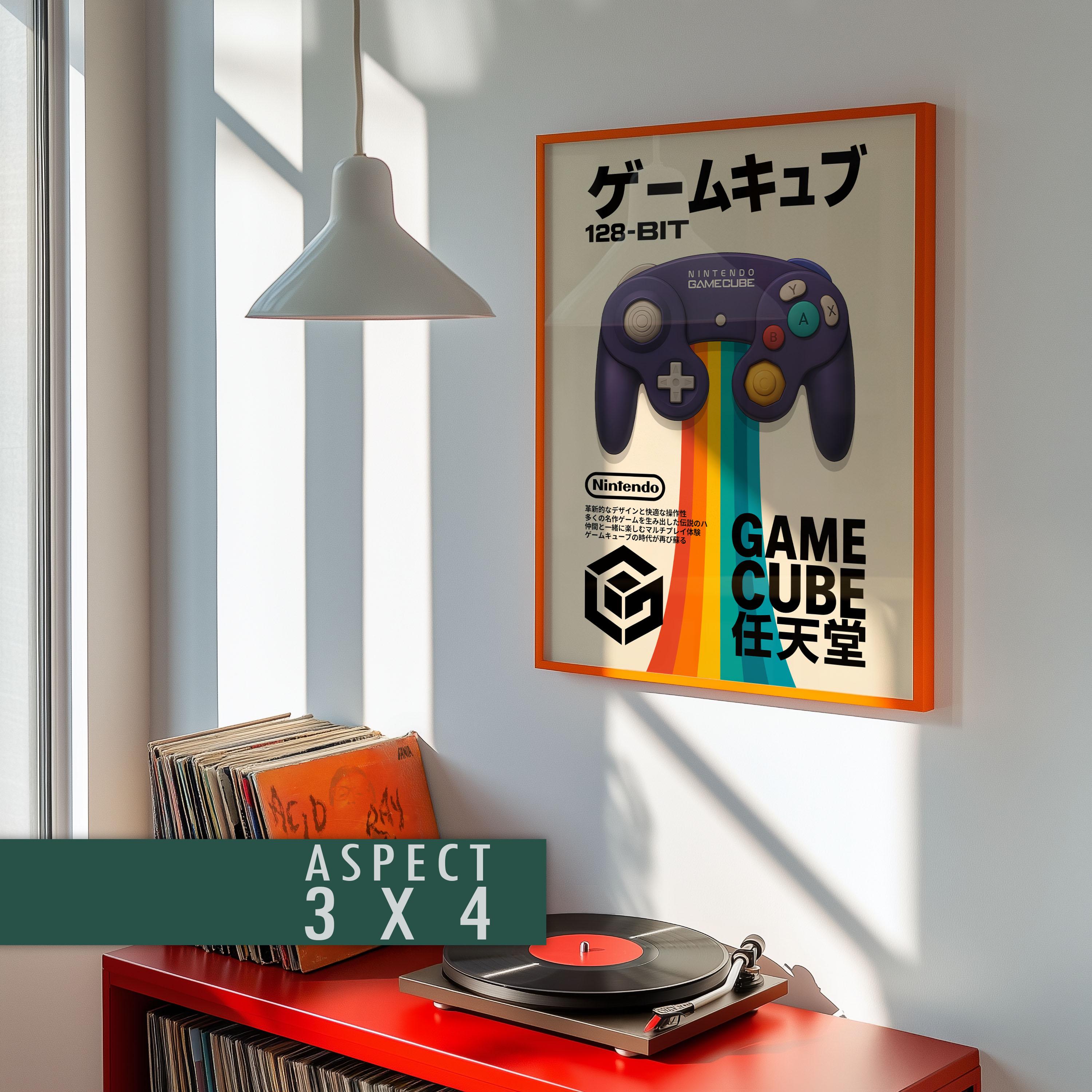 ニンテンドーゲームキューブコントローラーポスター デジタル