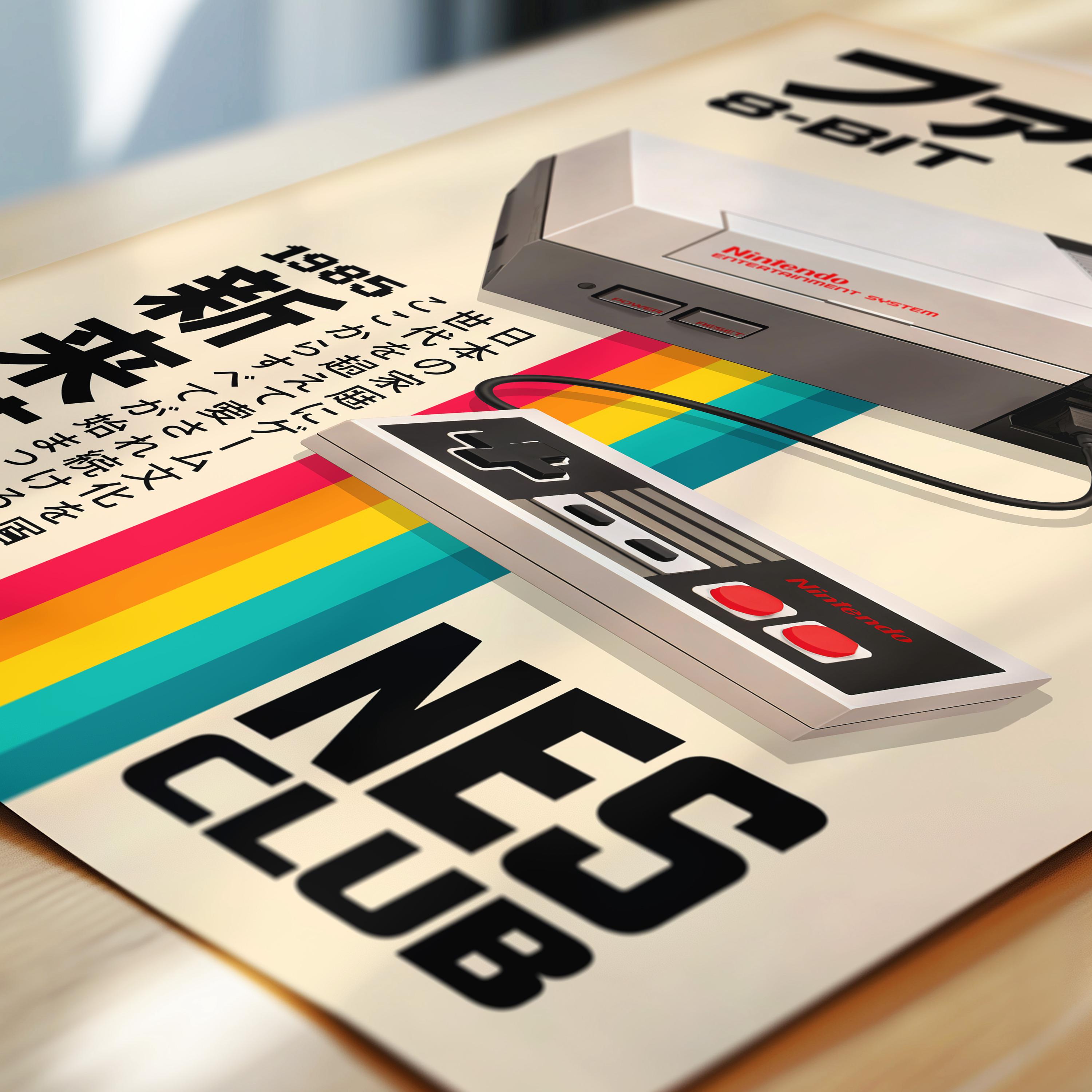 Nintendo Rent Poster Nintendo NES Poster Digital Download | Retro Gaming Wall Art | 1985 ...