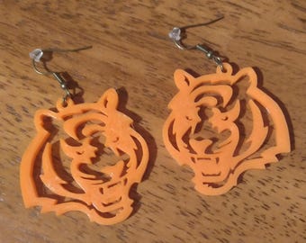 Bengal Tiger Earrings STL file
