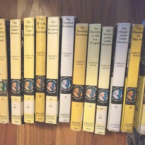 Scratch n Dent - Vintage Nancy Drew Books (yellow cover)