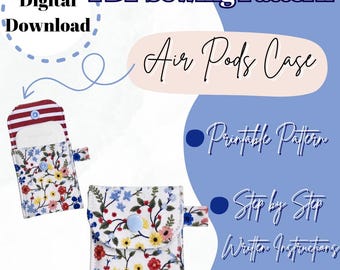 Naaipatroon Air Pods-hoes: beginnersvriendelijke pdf (digitale download)