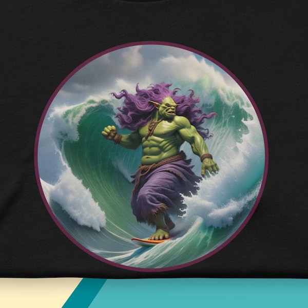 Ogre Surf Guy Unisex Graphic T-shirt