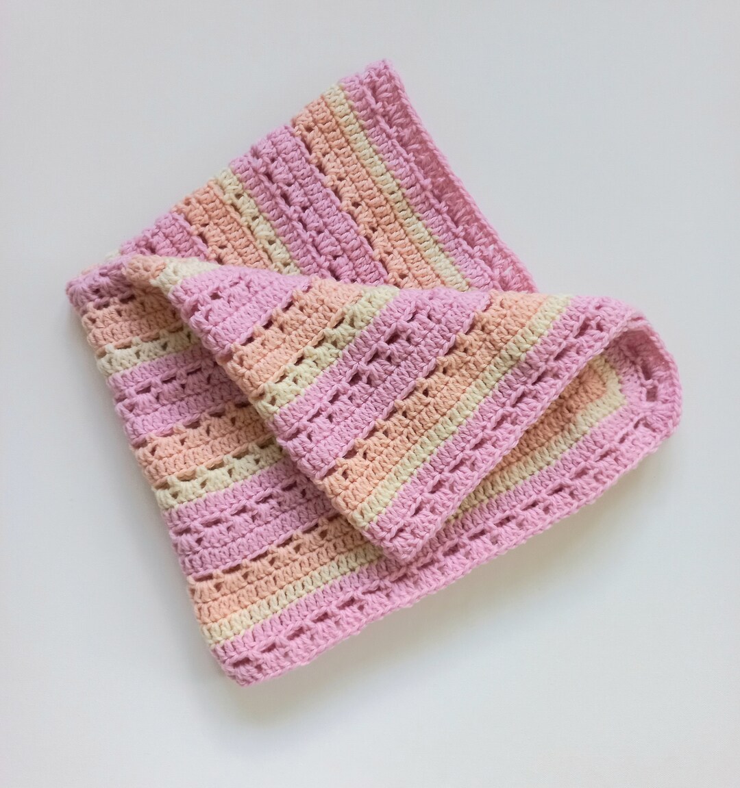 Baby Blanket Handmade Baby Blanket / Wool / Crochet Baby Blanket