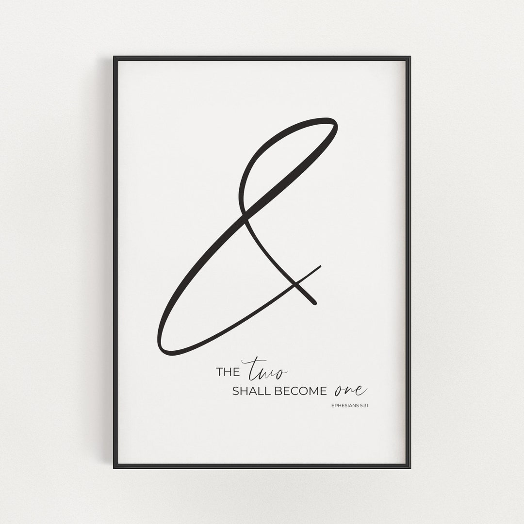 And The Two Shall Become One Ephesians 5 31 Marriage Bible Etsy and-the-two-shall-become-one-ephesians-5-31-marriage-bible-etsy
