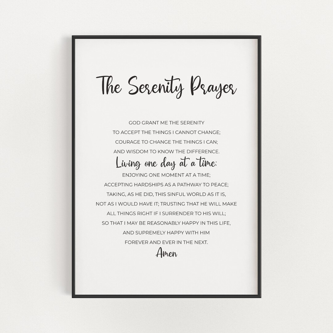 printable-serenity-prayer-full-version-by-reinhold-niebuhr-minimalist-typography-alcoholics-anonymous-sobriety-gift-addiction-recovery-art-etsy