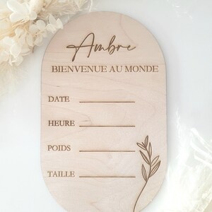 Carte naissance| Carte bienvenue | Carte naissance personnalisé| Carte étape bebe | Cartes étapes personnalisées | Carte étape bois