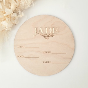 Carte naissance| Carte bienvenue | Carte naissance personnalisé| Carte étape bebe | Cartes étapes personnalisées | Carte étape bois