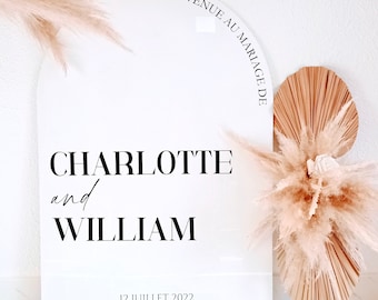 Personalized Welcome Sign | Wedding welcome sign | Wedding welcome panel | Arch Panel
