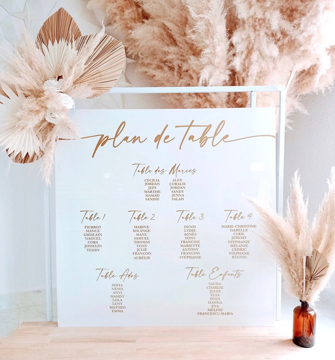Plan De Table Mariage Chic Et Glamour Décoration de table mariage - Etsy France